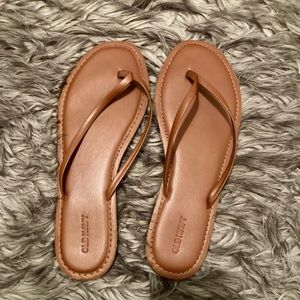 Brown Flip Flops